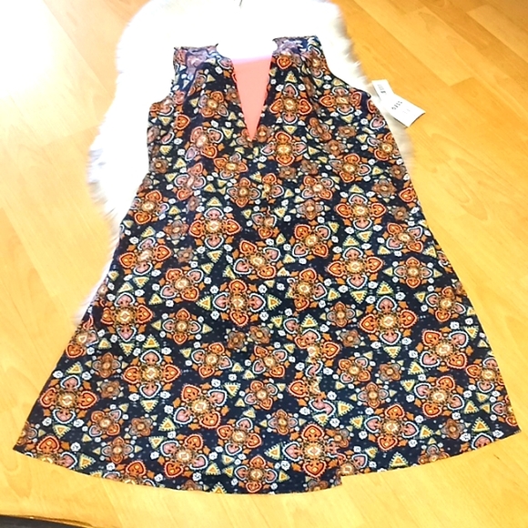 LulaRoe Joy Abstract Print  Duster Vest - Picture 7 of 12